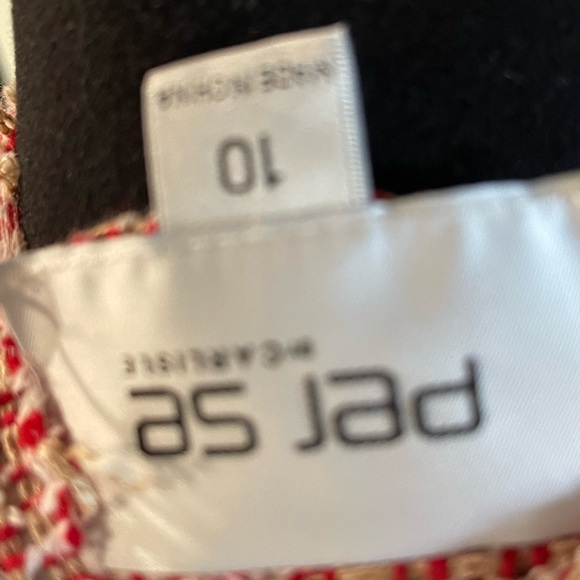 Soft red and cream jacket/sweater - Picture 4 of 4